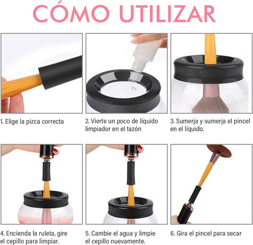 Imagen 7 de 7 de Limpiador De Brochas De Maquillaje