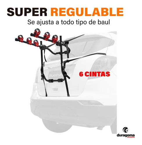 Porta Bicicleta Auto Baul Reforzado Airway Portabicleta