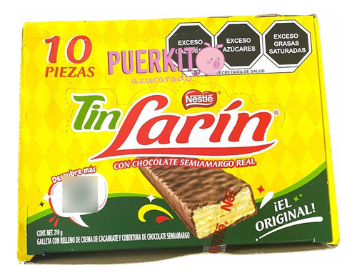 Chocolate Tin Larin 10 Pzas
