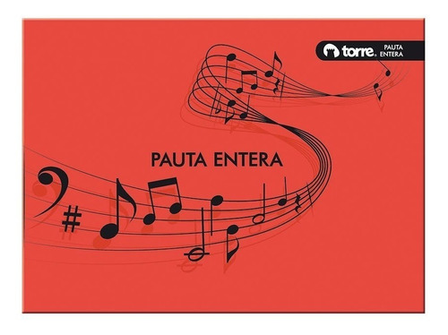 Cuaderno De Música Pauta Entera Torre