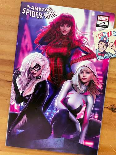 Comic - Amazing Spider-man #25 Ariel Diaz Sexy Mj Trade
