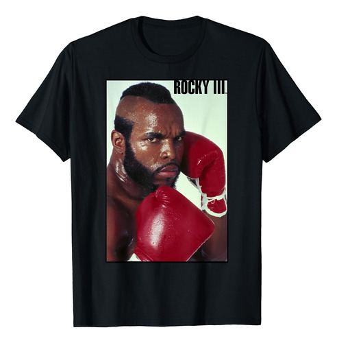 Rocky 3 Clubber Lang Pose Polera Con Póster A Todo Color