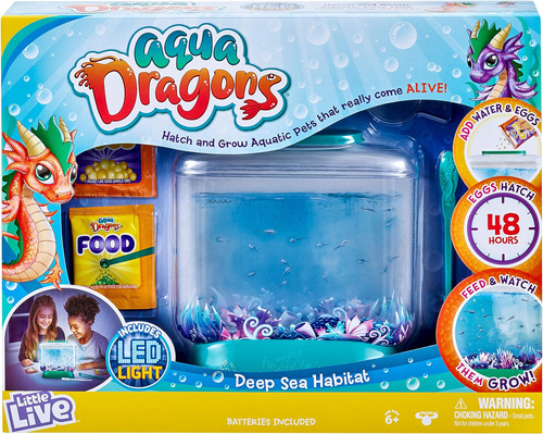 Little Live Aqua Dragons - Hábitat De Aguas Profundas - Esco