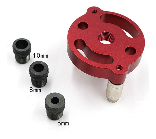 Taladro Perforador 3 En 1 Para Carpintería, Color Rojo 70 Mm