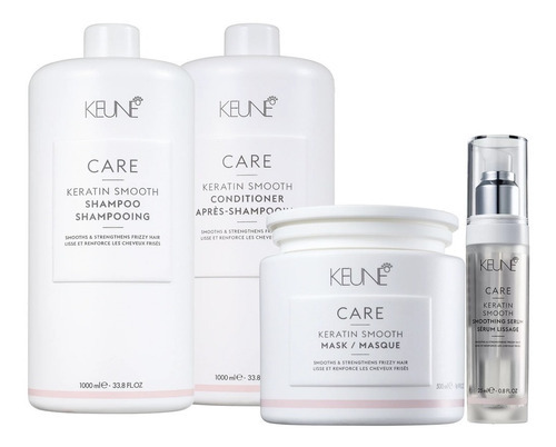 Keune Kit Care Keratin Smooth Smoothing Serum Completo