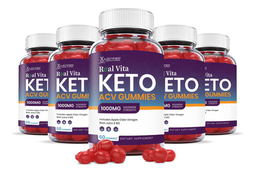 Real Vita Keto Acv Gummies  Mg Con Jugo De Remolacha Raíz .