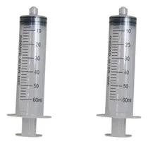 Comprar Jeringa Plástico 60 Ml Jeringa Hidroponica, Dispensador 4pza