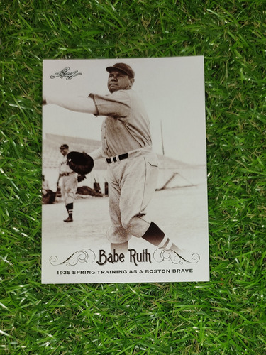 Cv Babe Ruth Con Los Bravos De Boston 2016 Leaf Collection 