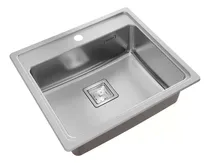 Comprar Pileta De Cocina Simple Johnson Acero Quadra Q55a De Acero I