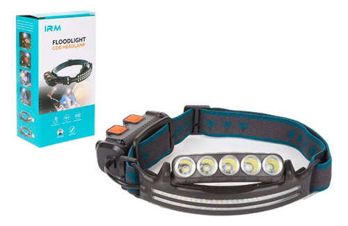 Linterna Foco Minero Recargable Usb Para Camping Minero