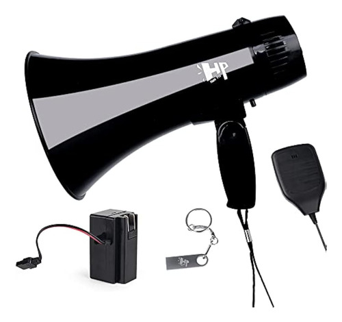 Hornpro Megaphone Bullhorn - With Built-in Siren