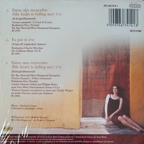 Cd Entre Mis Recuerdos (luz Casal) Estándar