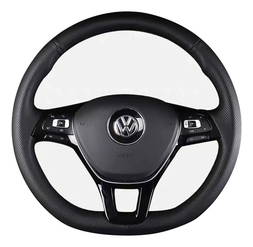 Cubre Volante Flp Volkswagen Vw Modelos 2015-2022 Cuero Piel