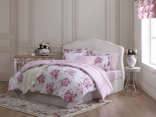 Shabby Chic® - Juego De Edredon King, Ropa De Cama Reversibl