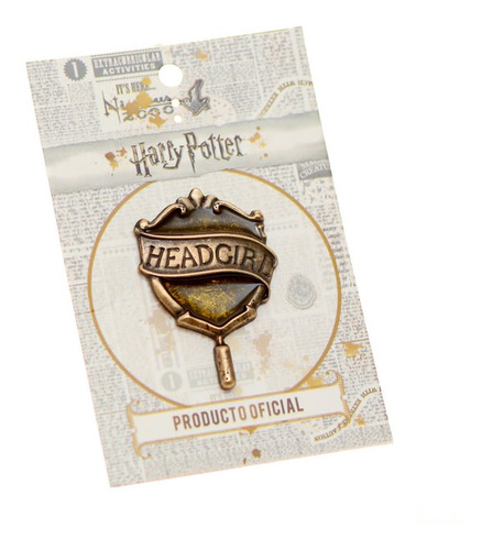 Pin Prendedor Oficial | Harry Potter - Head Girl Hufflepuff