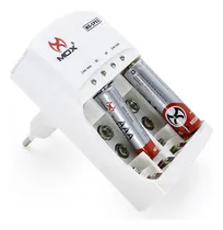 Comprar Carregador De Pilhas Mox Bivolt Cp-53 + 2 Pilhas Aa + 2 Aaa