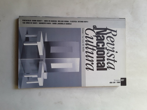 Revista Nacional De Cultura Conac Casa Bello N 327 Lxiv 2003