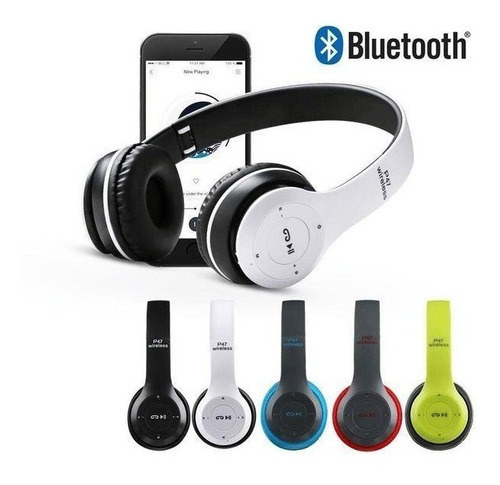 Imagen 2 de 4 de Audífonos Inalámbricos P47 Bluetooth 5.0
