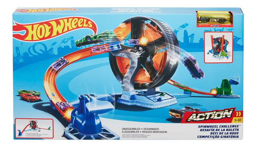 Pista Hot Wheels Desafío De La Ruleta Giros Extremos- Lanús