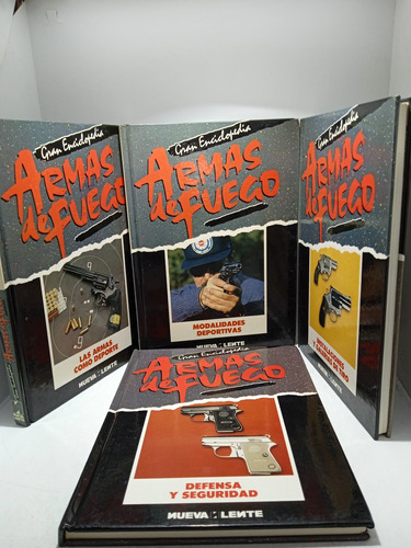 Armas De Fuego - Gran Enciclopedia - Nueva Lente - 4 Tomos