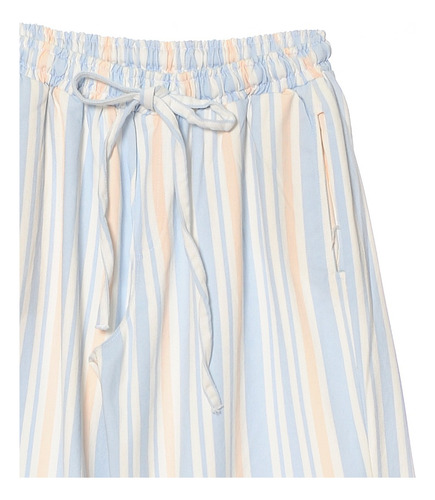 Pantalon Palazzo Tiro Medio Mujer Con Elastico Infoestilos