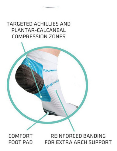 10 Pares De Calcetines De Compresión For Fascia Plantar