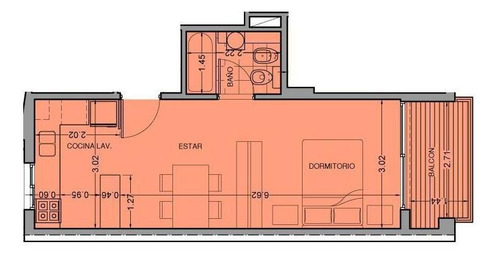 Imagen 22 de 22 de Venta Departamento 1 Ambiente En Caballito