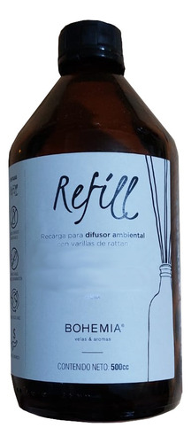 Refill De Difusor Aromático Natural Bohemia 500ml - Lumínico