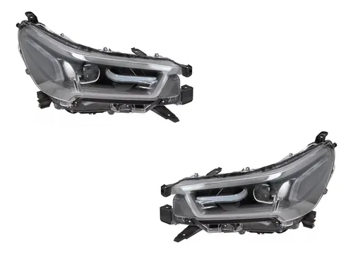 Juego Optica Para Toyota Hilux Srx 2021 2022 2024 Lupa Led