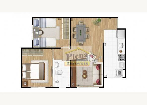 Imagem 7 de 11 de Apartamento Residencial À Venda, Condomínio Villa Matão, Sumaré. - Ap0321