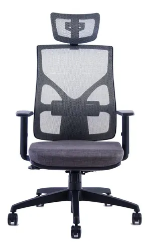 Silla Oficina Cool Negra Cabezal Brazos Entrega 24hs Caba