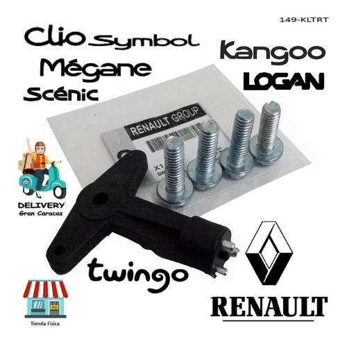 Kit Llave Y Tornillos Tapa Rin Lujo Renault Todos