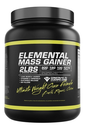 Elemental Mass Gainer 2lbs Con Cr - Unidad a $90000