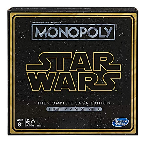 Monopoly: Juego Completo De Star Wars Saga Edition Para Niñ