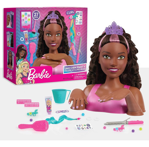 Just Play Barbie Deluxe Styling Head - Aa Exclusivo De Amazo