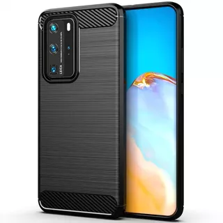 Funda Tpu Carbono Rugged Para Huawei P40 Pro