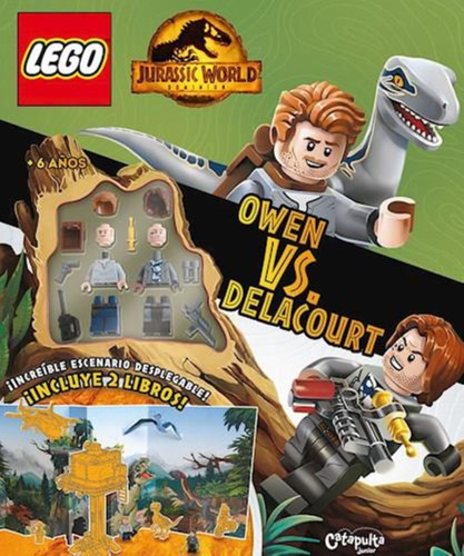 Owen Vs Delacourt Lego Landscape Jurassic World