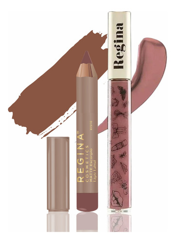 Set Lápiz Labial Mate X2 Regina Color Sagitario Bambi