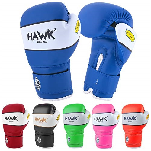 Guantes De Boxeo Para Niños Y Jóvenes Color Azul Talla 6oz