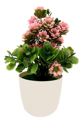 Planta Artificial Flor Con Maceta Colores M8 - Sheshu Home