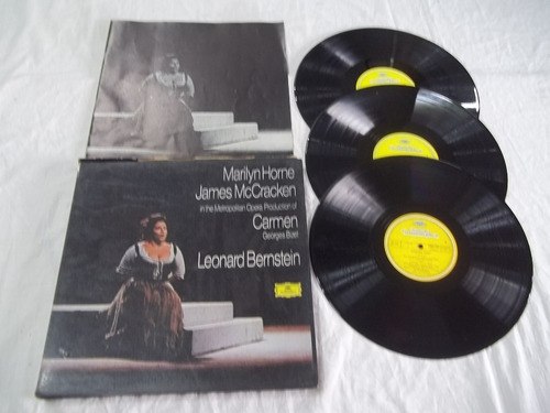 Lp Vinil Box 3 Discos - Marilyn Horne James Mccraken Carmen
