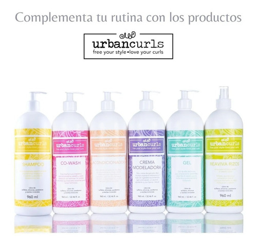 Imagen 4 de 7 de Reaviva Rizos Urban Curls Para Rizos 960 Ml