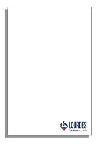 Cerámica Lourdes Blanco Satinado 25x35 Cm 1era! Ceramisur