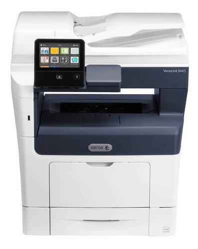 Impresora multifunción Xerox VersaLink B405/DN blanca y azul 110V - 127V