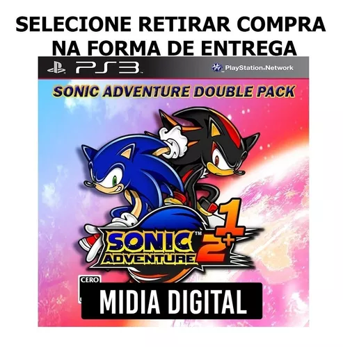 Sonic Adventure 2 Ps3 Jogo Infantil Criança Promoção Digital