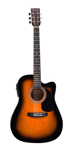 Guitarra Electroacustica Memphis 964 Acero Sunburst