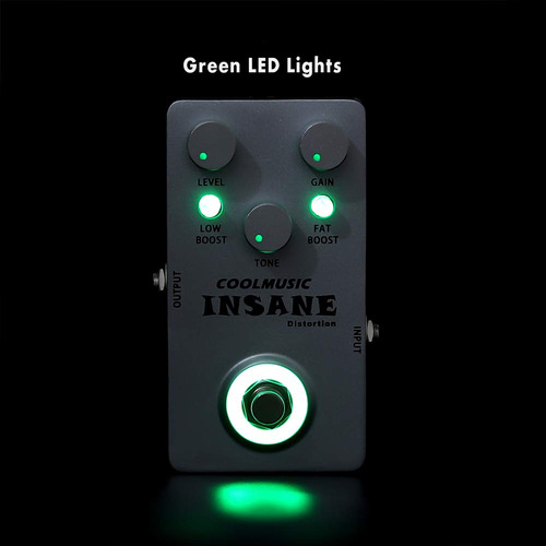 Coolmusic C-di01 Insane Distortion Pedal De Distorsión De . Color Blanco