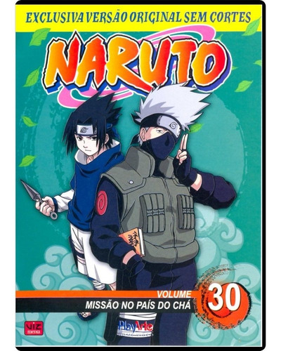 Dvd Naruto Volume 30 - Missão No País Da Chá