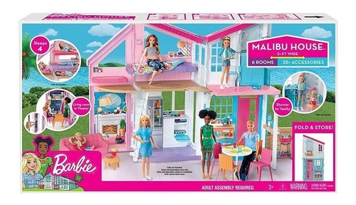 Casa Da Barbei Malibu Mattel Fxg57