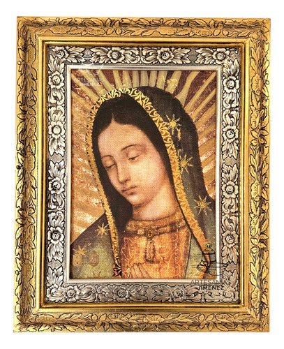 Cuadro Rostro De La Virgen De Guadalupe 60x47 Cm